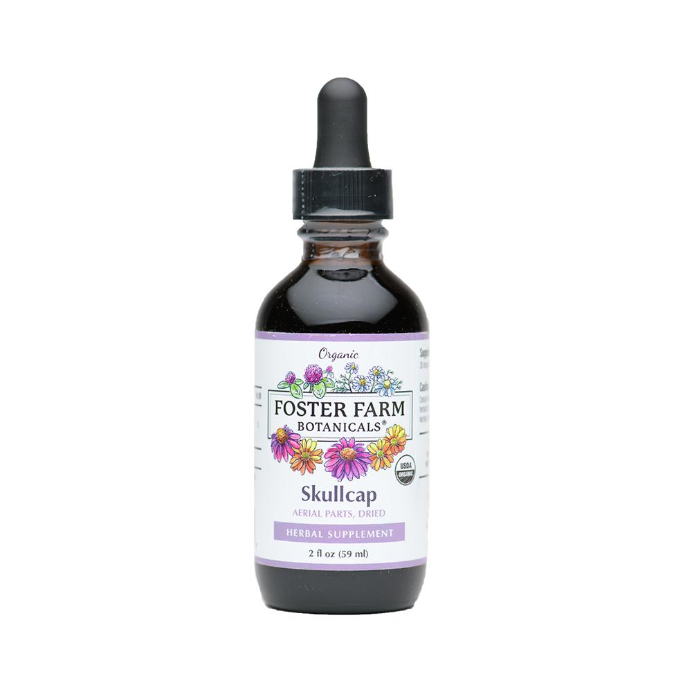 Skullcap Herbal Supplement Extract, 2oz Bottle